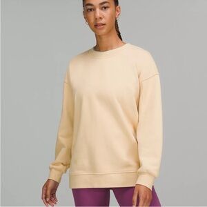 Lululemon Perfectly Oversized Crew Prosecco Size 8
